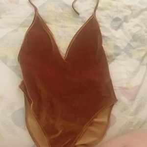 Gold One piece/Body suit